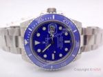 BP Factory Replica Rolex Submariner Blue Dial SS Blue Ceramic watch 40mm